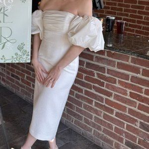 Rebecca Vallance Genevieve Puff Sleeve Dress